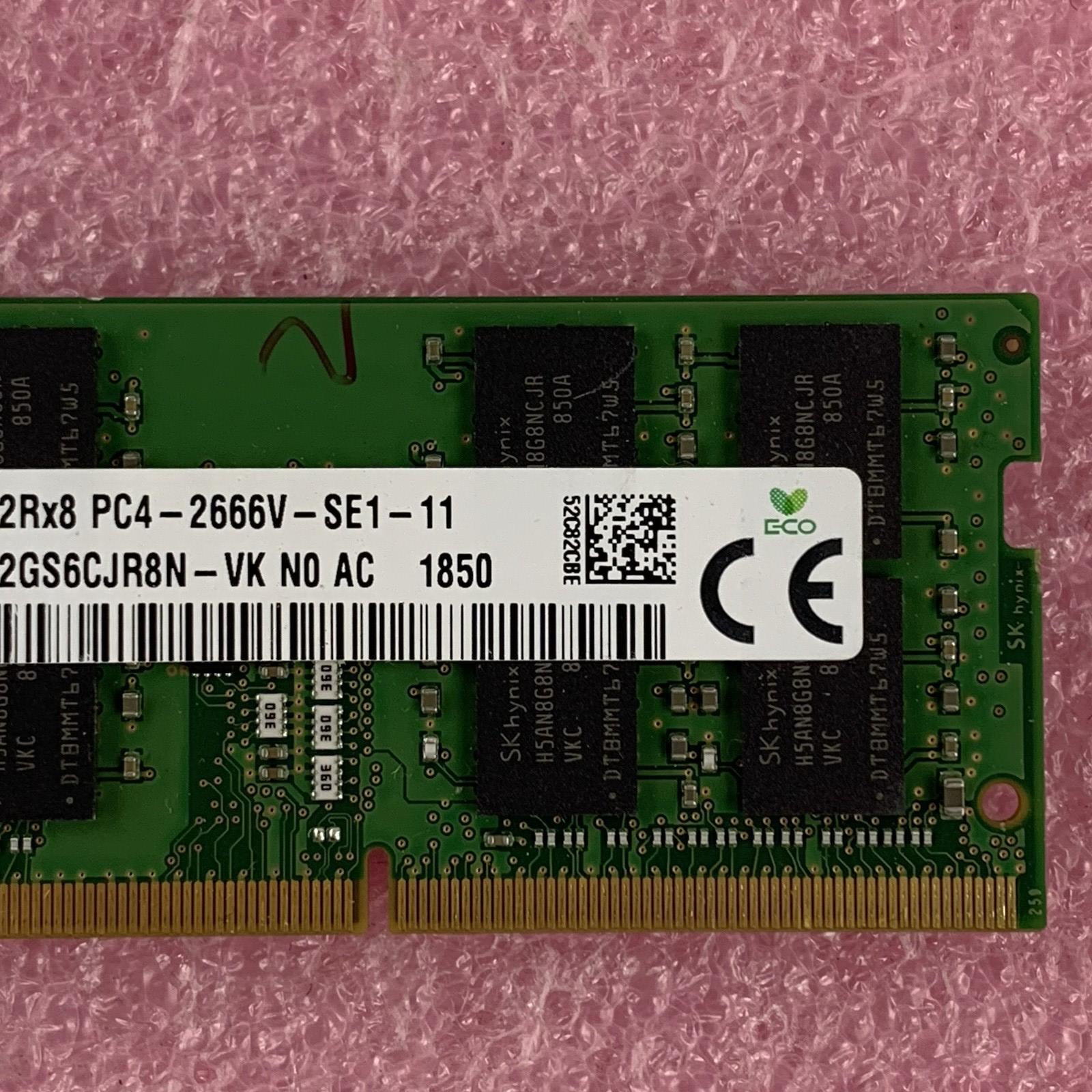 SK Hynix HMA82GS6CJR8N-VK 16 GB DDR4 SO-DIMM PC4-2666 260-Pin Laptop Memory Ram3