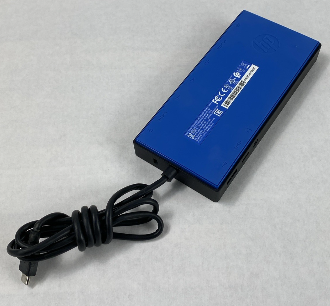 HP Elite USB-C TPA-B01 Docking Station Power Tested (Lot of 2)