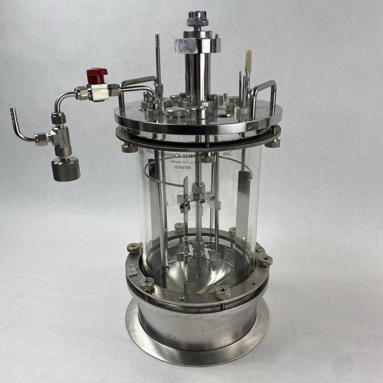 New Brunswick Scientific Q552700 5L Liter Glass Vessel Fermentor Bioreactor