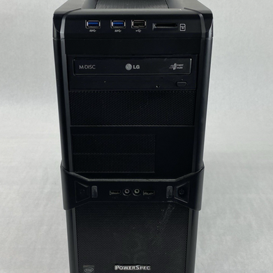 PowerSpec B721 ATX Mid Tower Computer Case with 300W Power Supply