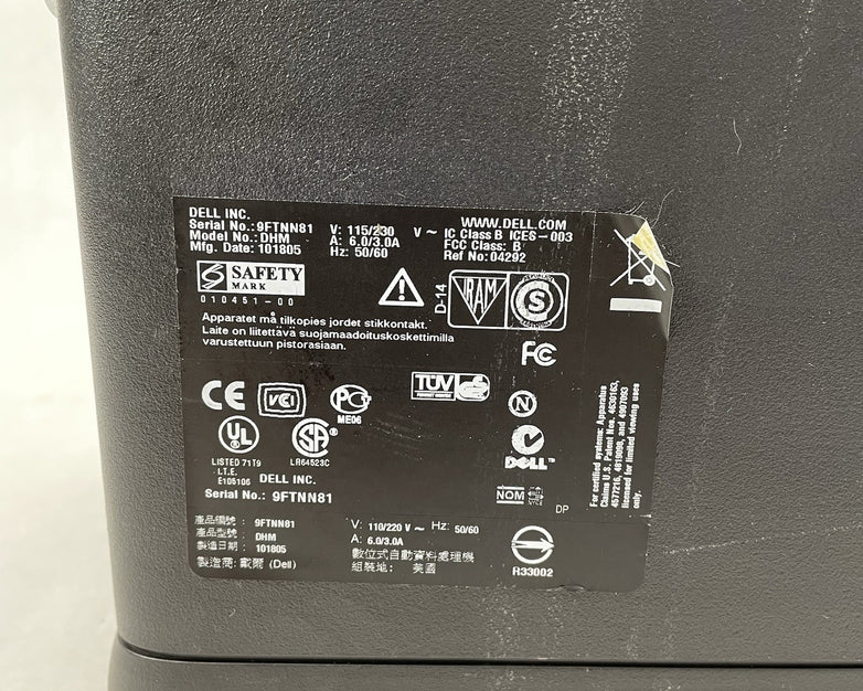 Dell Optiplex GX280 Intel Pentium 4 3.00 GHz 2 GB Ram No HDD No OS