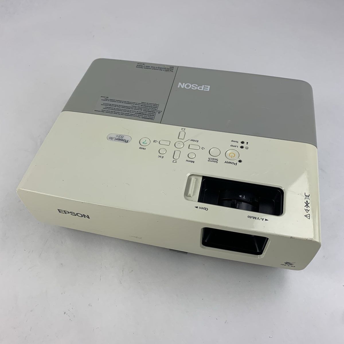 Epson PowerLite 83+ EMP-83H LCD Projector - No Remote - 642 Lamp Hours1