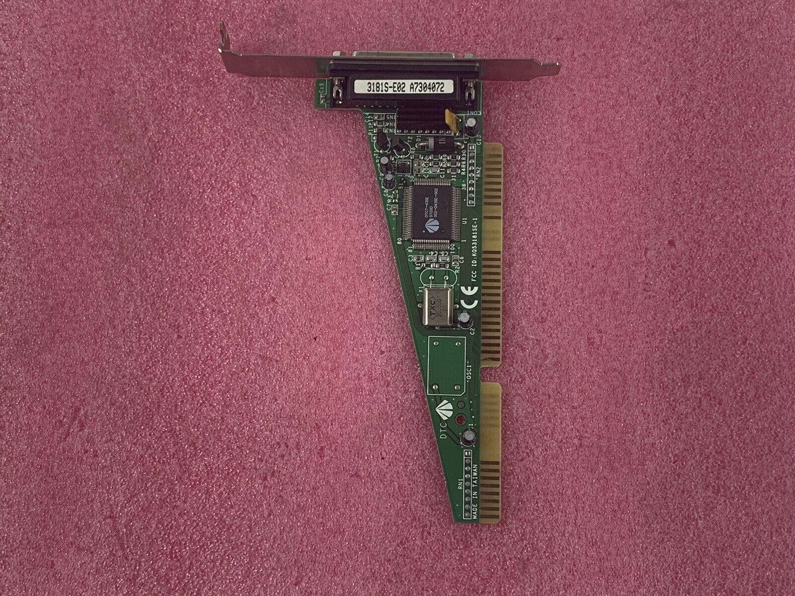 DTC 31815-E01 REV.2A SCSI ISA Card FCCID: KQ53181SE-1 3181S-E02 A7304072