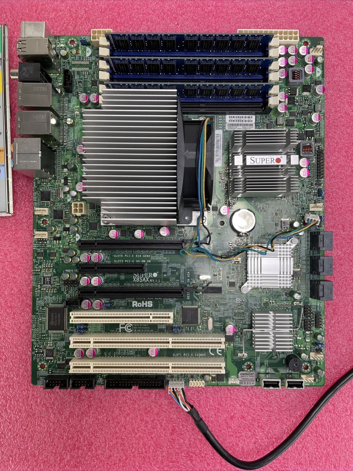 SuperMicro X8SAX Motherboard Intel Xeon E5502 1.87GHz 4GB RAM w/Shield