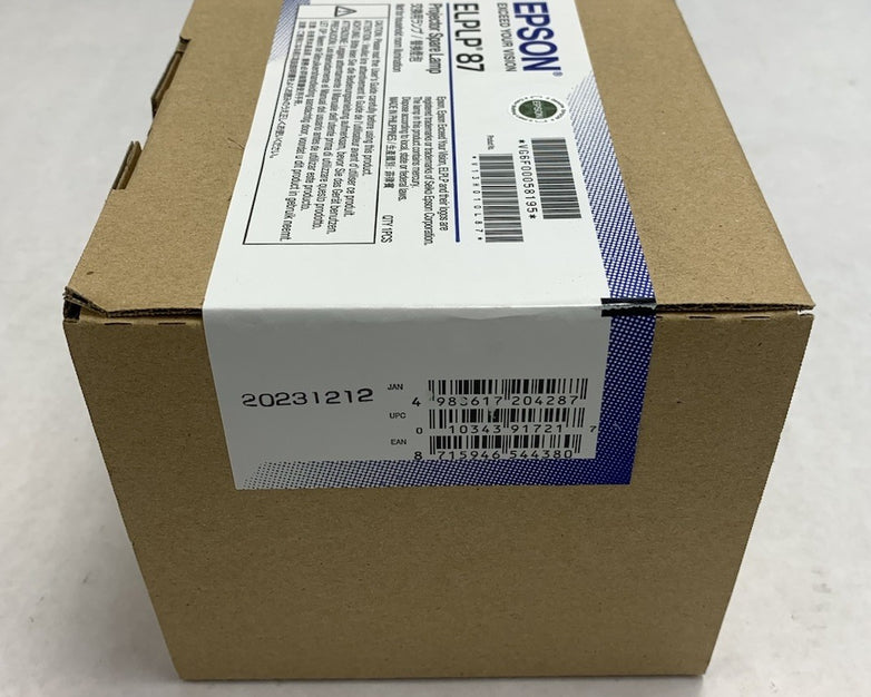 Epson ELPLP 87 OEM Projector Spare Lamp - New Sealed