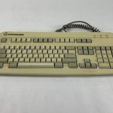 Gateway 2000 2189013-00-002 PS/2-Wired Vintage Mechanical Keyboard - Tested