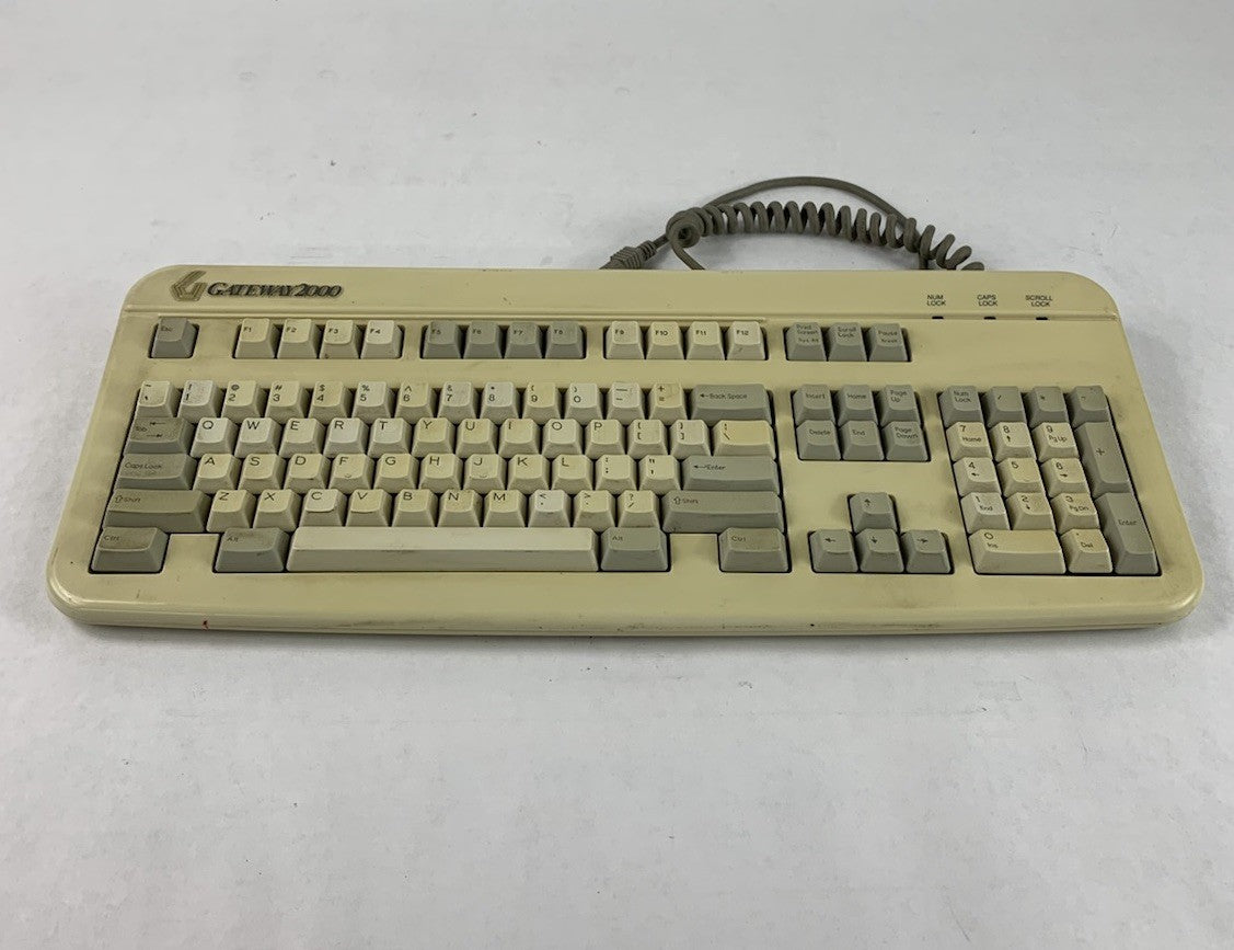 Gateway 2000 2189013-00-002 PS/2-Wired Vintage Mechanical Keyboard - Tested1