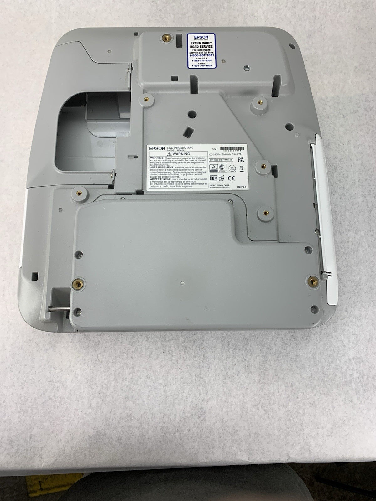 Epson PowerLite 695Wi H740A LCD Lamp Projector 2502 Lamp Hours - No Remote6