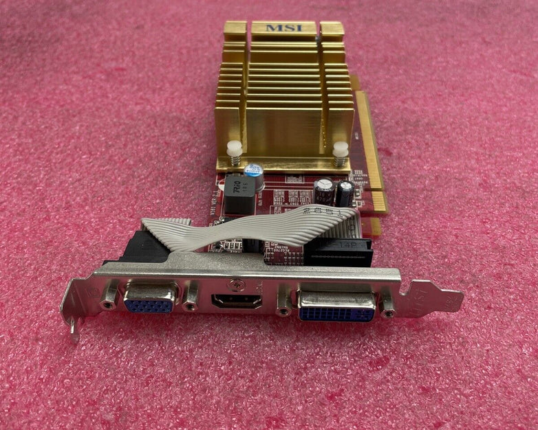 R4350-MD512H Video Card MSI ATI Radeon HD 4350 512MB 64-bit HDMI VGA DVI DDR2