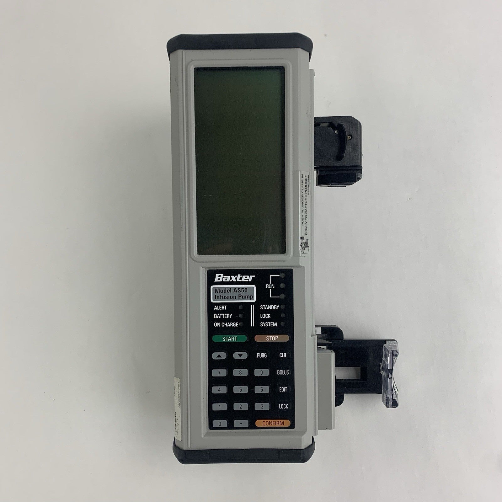 Baxter AS50 IM8550 Infusion Pump Powers On Factory Reset No Batteries No Charger1
