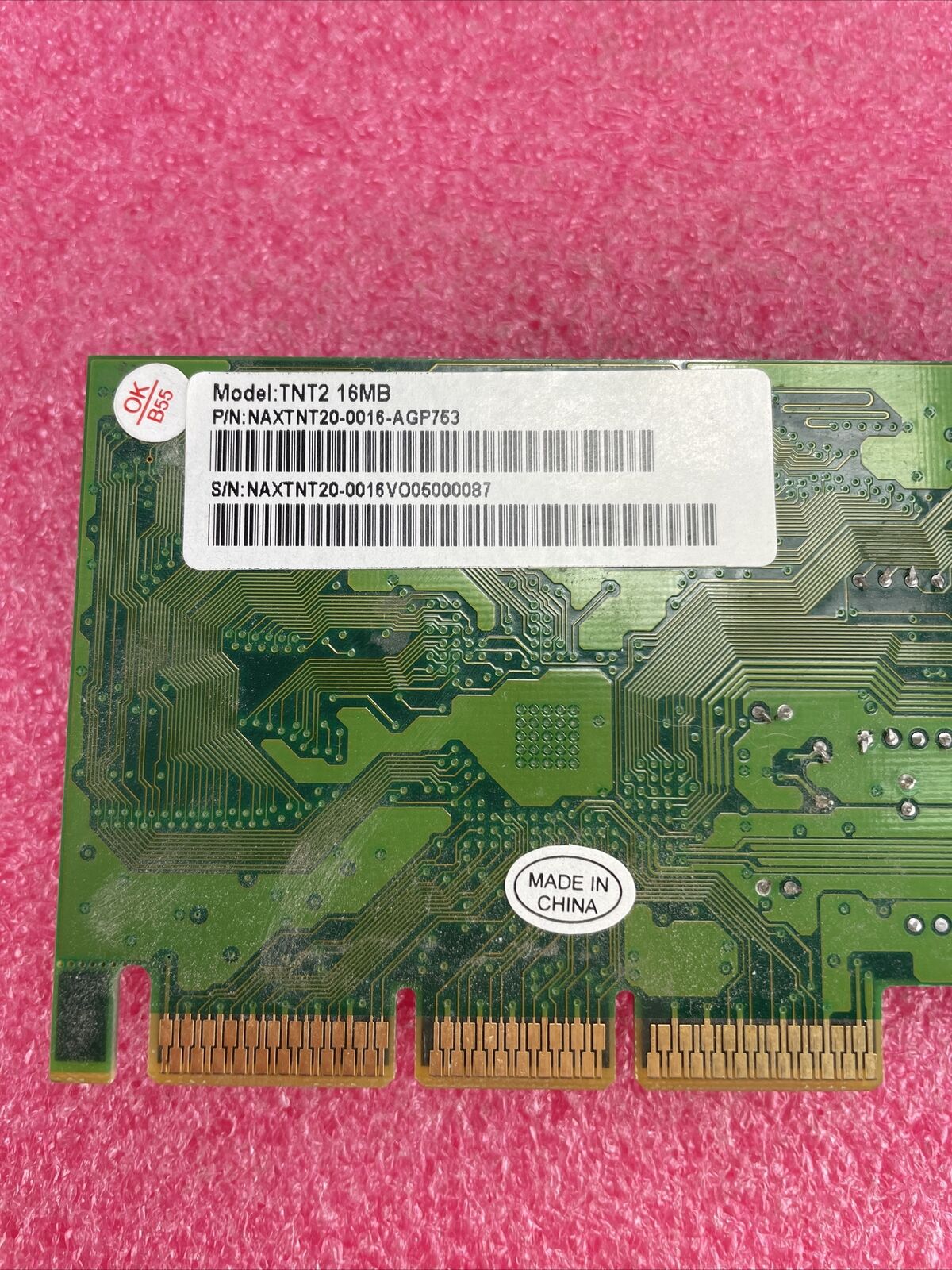 Nvidia TNT2 16MB NAXTNT20-0016-AGP753 Graphics Card