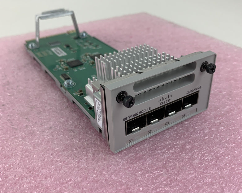 Cisco C9300-NM-4G V01 4-Port 1GE Network Module / 73-12735-07 - VGC