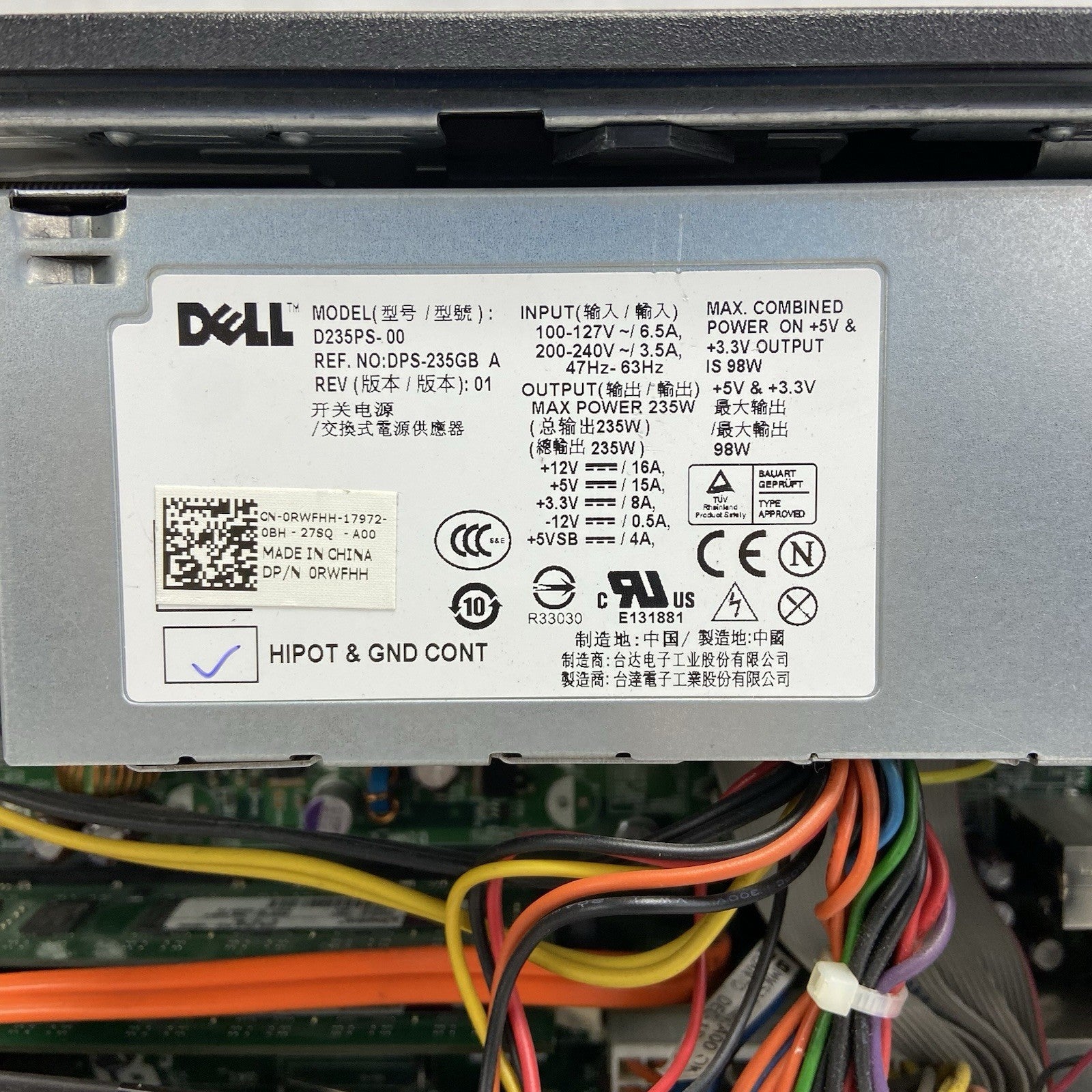 Dell Optiplex 380 SFF Intel Core 2 Duo E8400 3GHz 4GB RAM No HDD No OS9