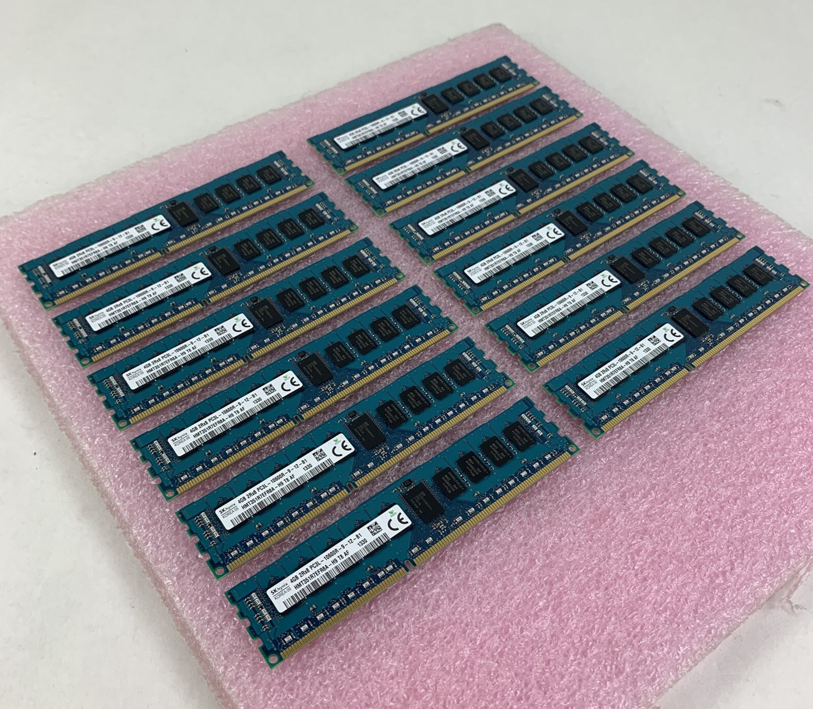 SK Hynix HMT351R7EFR8A-H9 T8 4 GB 2Rx8 PC3L-10600R Server Memory Lot of 12