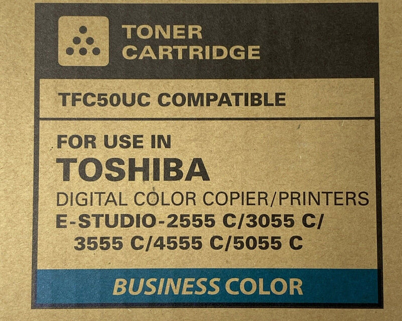 Katun TFC50UC Compatible Cyan Toner Cartridge For Toshiba Color Copier/ Printers