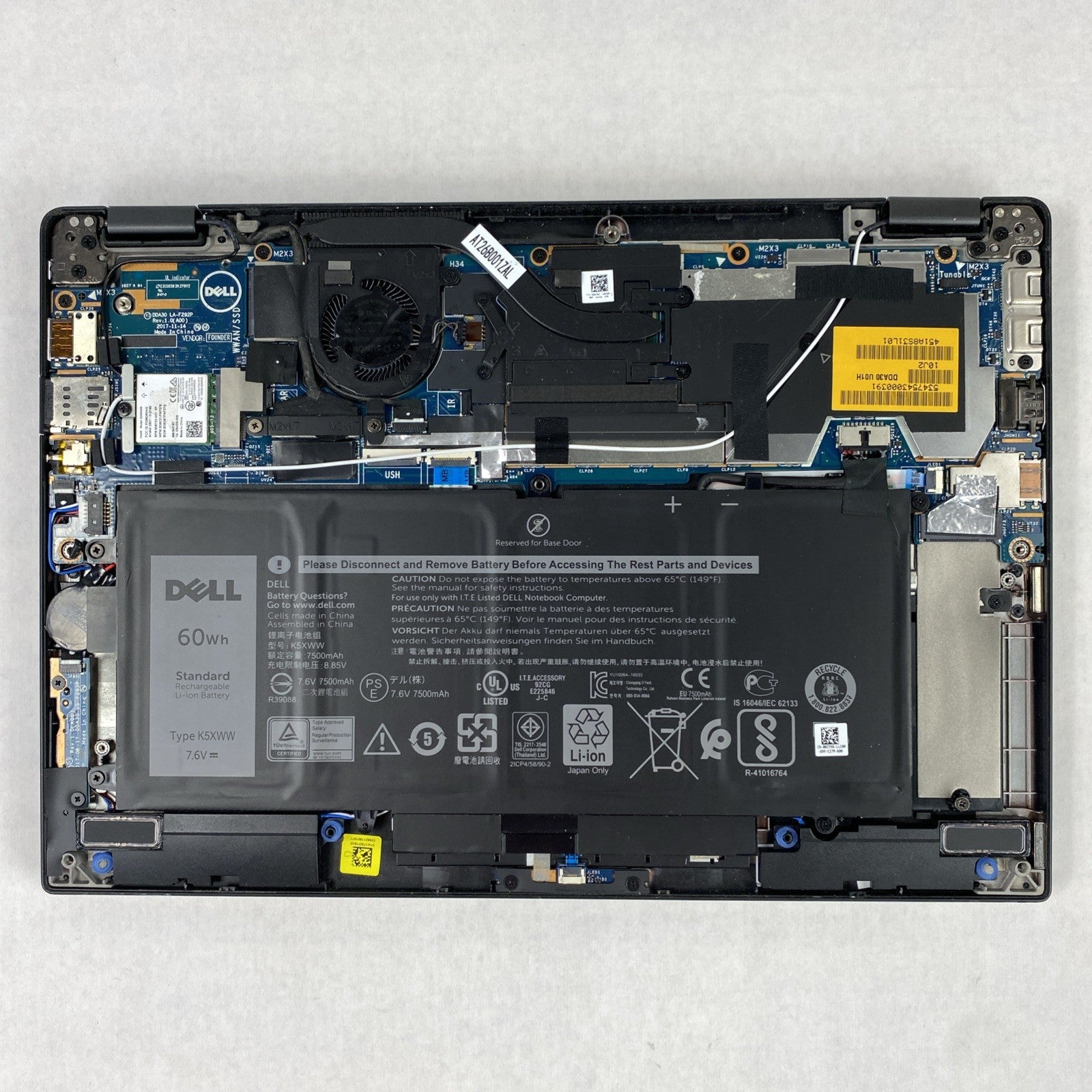 Dell Latitude 7390 2 in 1 13.3" Touch i5-8250U 1.7 GHz 8 GB RAM No HDD No OS