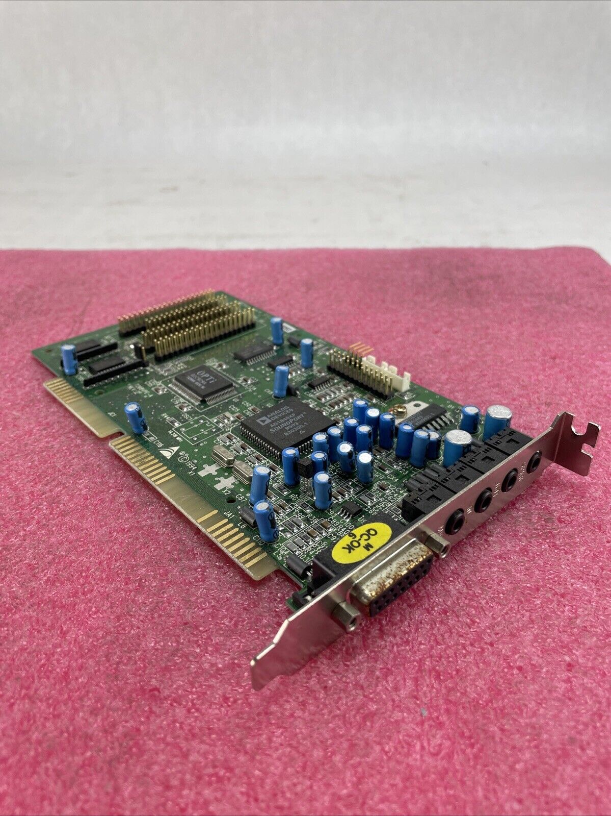 Analog Devices AD1845XP OPTI 7268VPE-A 929-0128 ISA Audio Card
