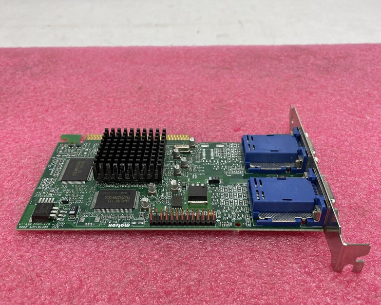 Matrox 971-0302 Rev A G45+MDHA32DCPQF AGP Graphics Card