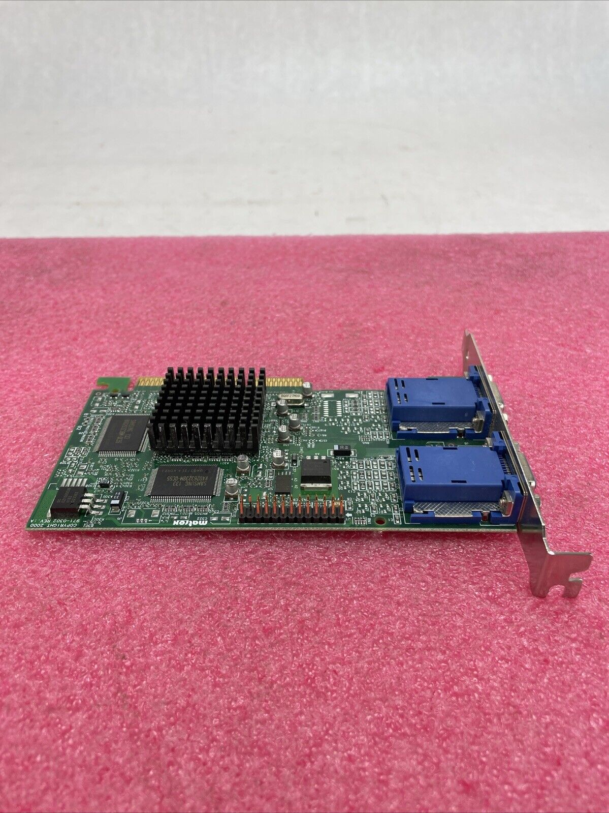 Matrox 971-0302 Rev A G45+MDHA32DCPQF AGP Graphics Card