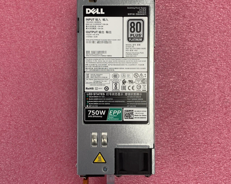 Dell PowerEdge D750E-S6 750W Switching Power Supply