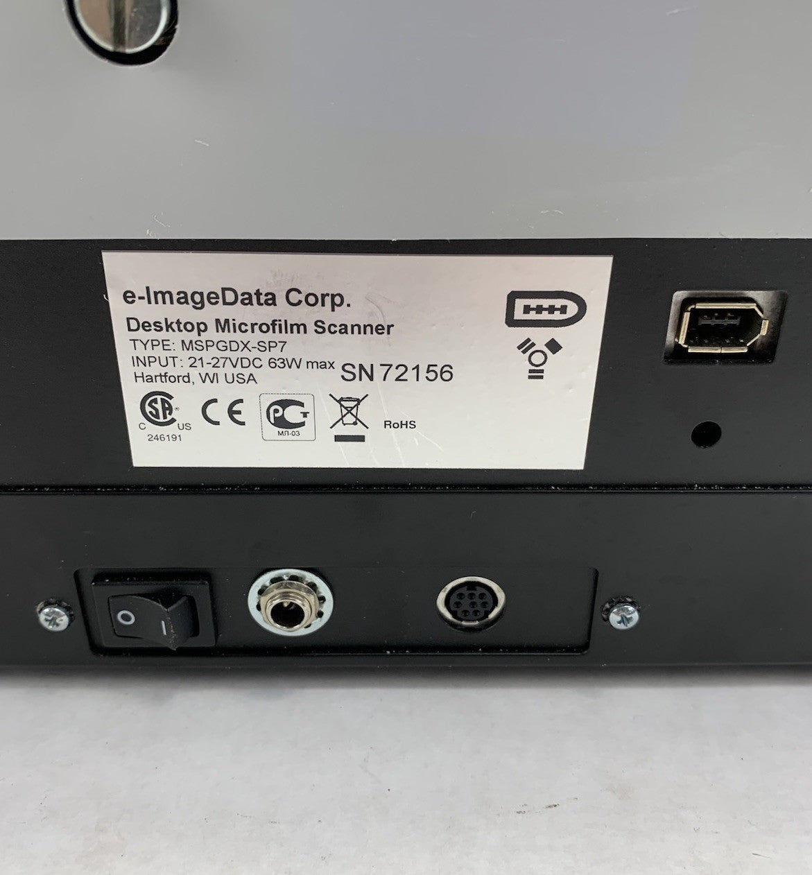 e-ImageData ScanPro 2000 Desktop Microfilm Scanner - Partially Tested5