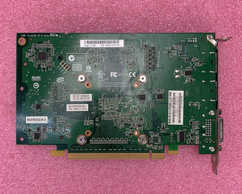 Nvidia Quadro FX 580 512MB Video Graphics Card