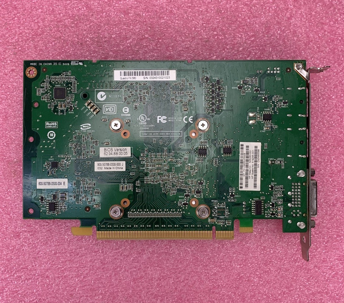 Nvidia Quadro FX 580 512MB Video Graphics Card6