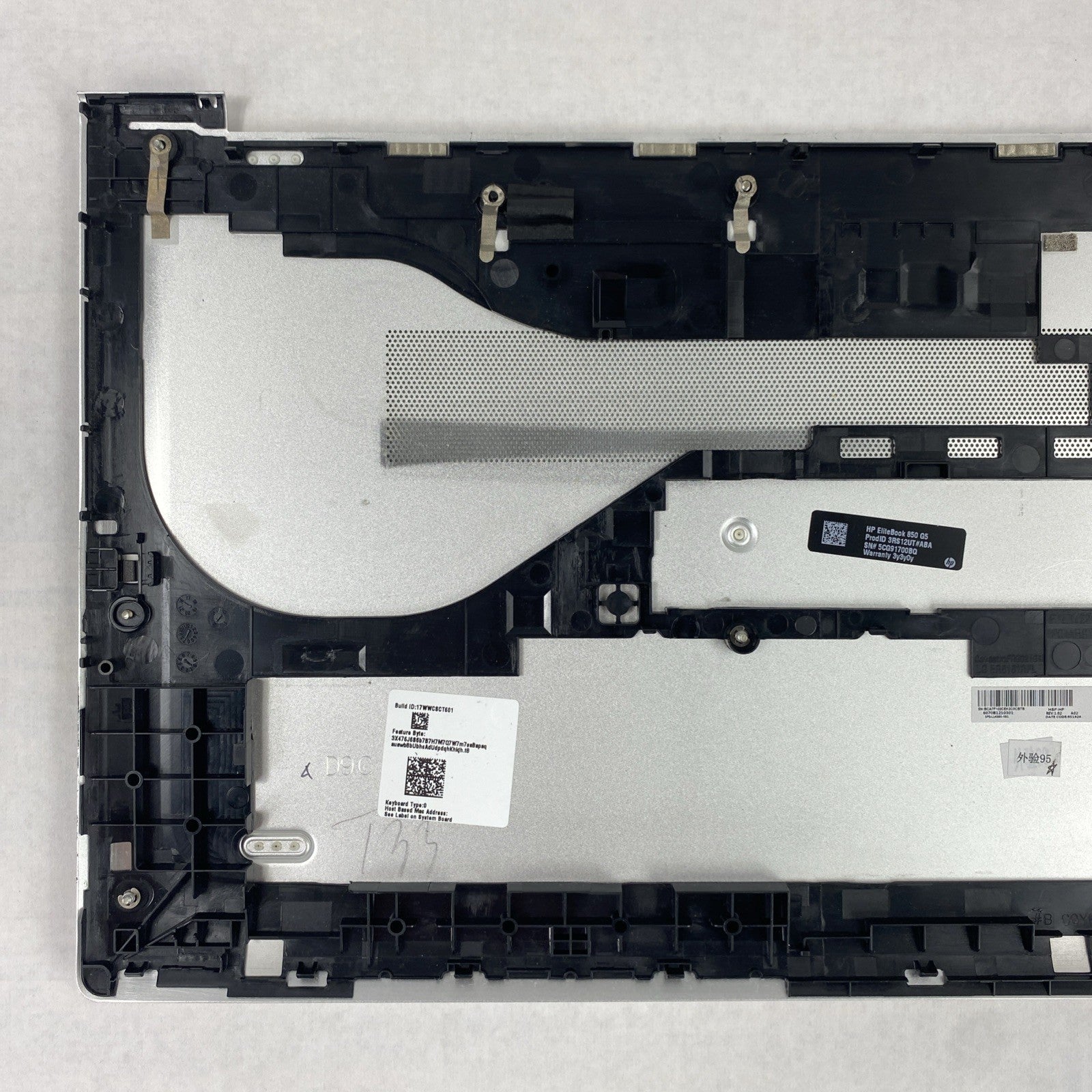 HP EliteBook 850 G5 15.6" Laptop Bottom Base Cover Assembly