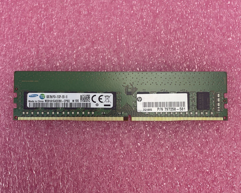 HP 8GB DDR4-2133MHZ 512MX8 CL15 ECC DIMM 797258-581