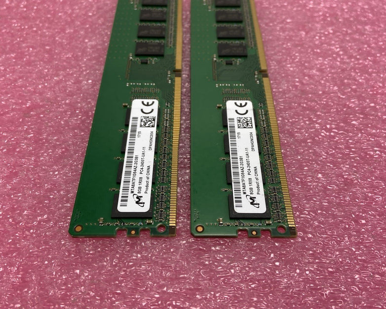 Micron 8GB DDR4 PC4 2400MHz Desktop RAM Memory Module MTA8ATF1G64AZ-2G3B1 16GB K