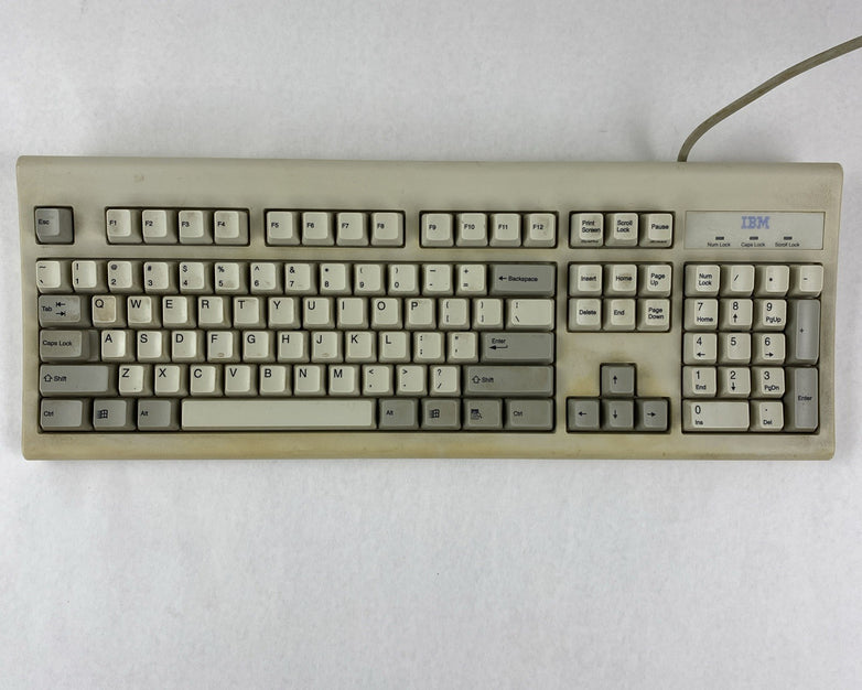 Vintage IBM KB-8923 PS/2 Wired Membrane  Keyboard - Tested