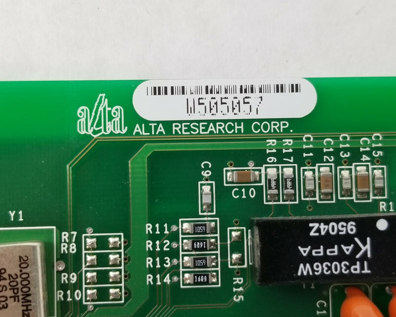 Alta Research Ethervalue 16Bit ISA Network Card.