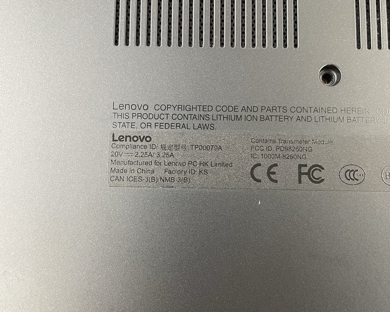 Lenovo ThinkPad Yoga 460 14" i5-6300U 2.40 GHz 8 GB RAM No SSD/OS/AC