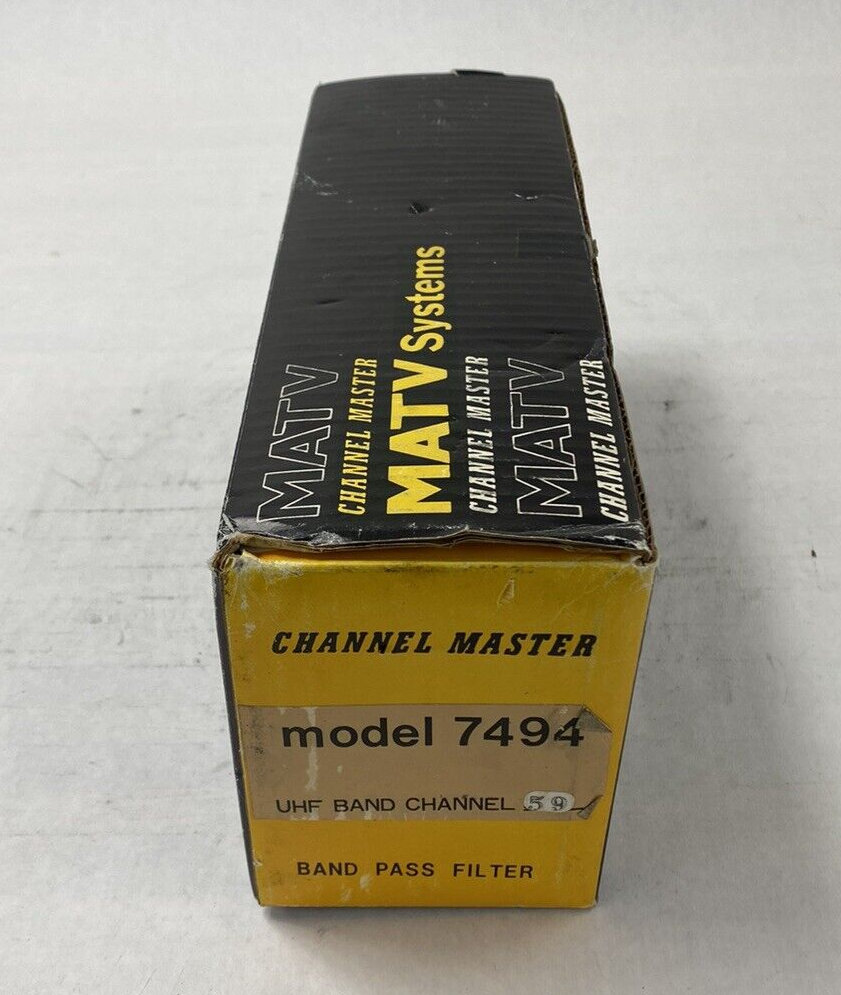 Channel Master MATV Systems Model 7494 Band Pass Filter UHF Band Channel 59