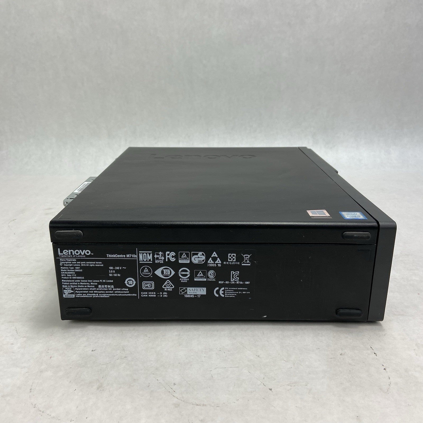 Lenovo ThinkCentre M710s SFF Intel Core i5-7400 3GHz 8GB RAM No HDD No OS7