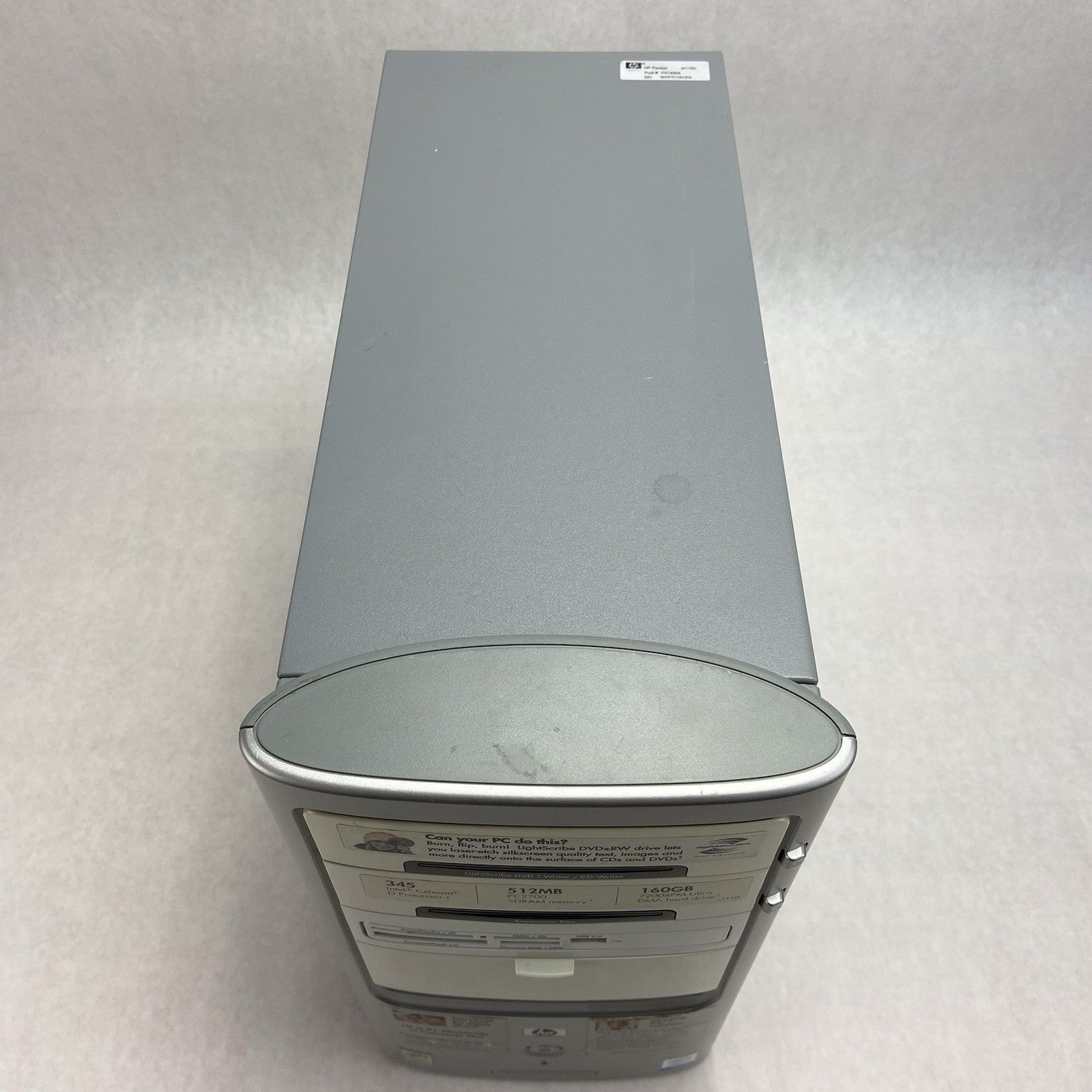 HP Pavilion A1110N MT Intel Celeron 3.06GHz 512MB RAM No HDD No OS2