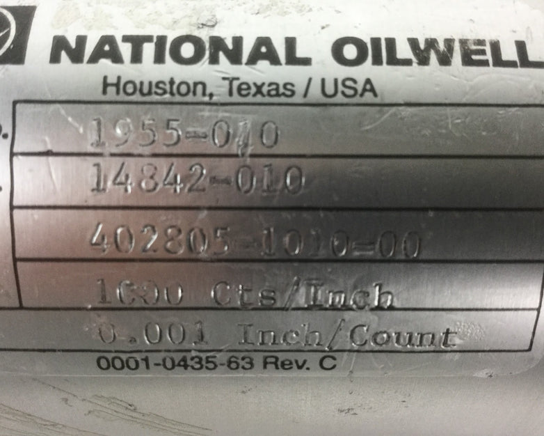 National Oilwell, 1955-010, Seals are in Tact, Untested