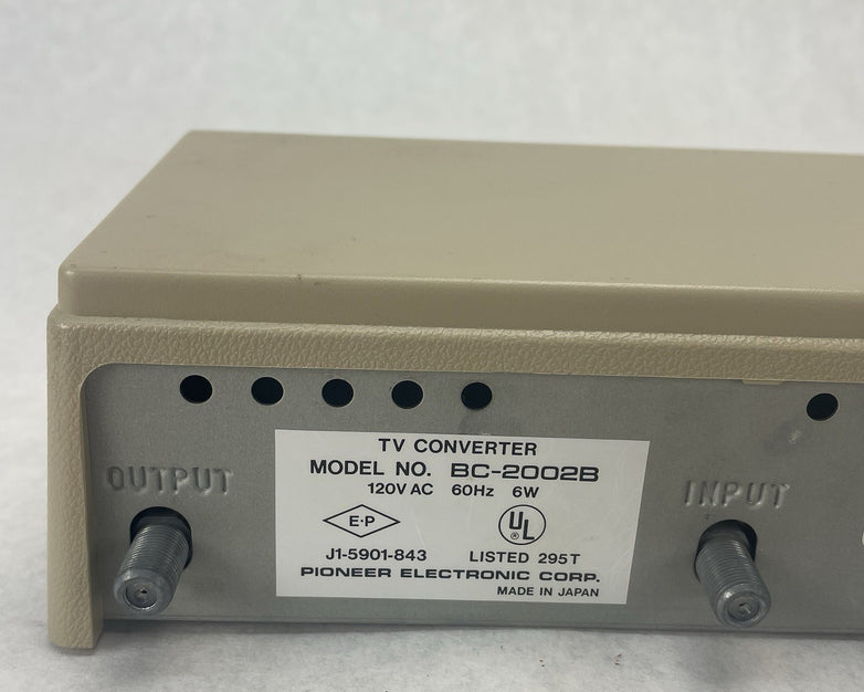 Pioneer BC-2002B TV Converter Tuning Box Model