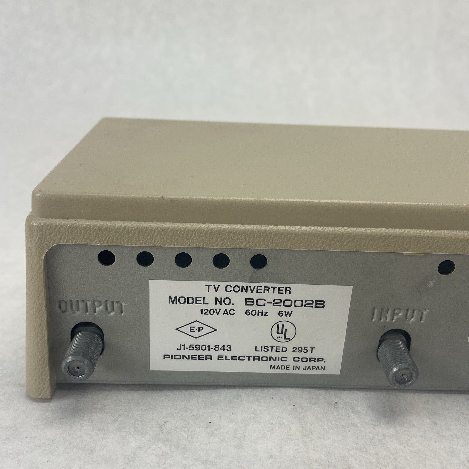 Pioneer BC-2002B TV Converter Tuning Box Model6