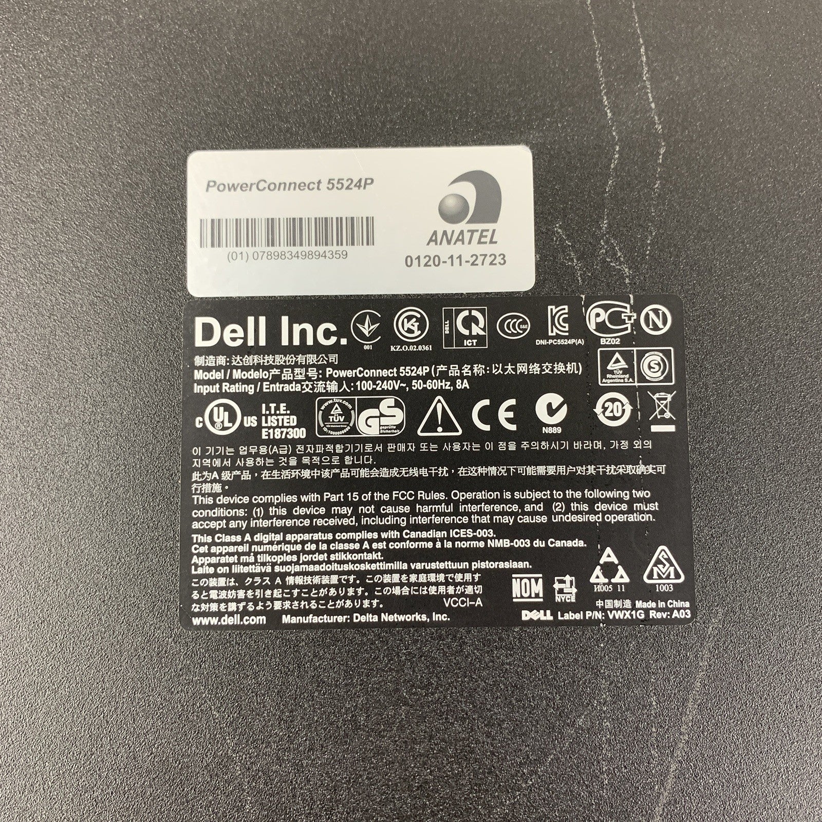 Dell Powerconnect 6224 24 Port Gigabit Ethernet Switch Tested Reset