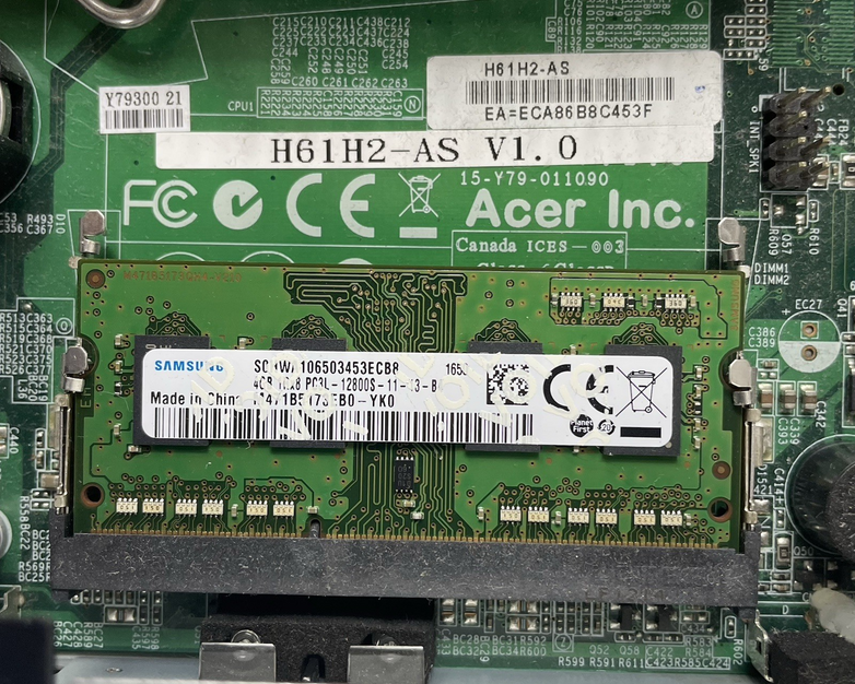 ACER Veriton L4618G Micro i5-2400S 2.50 GHz 4 GB RAM No SSD/OS/AC