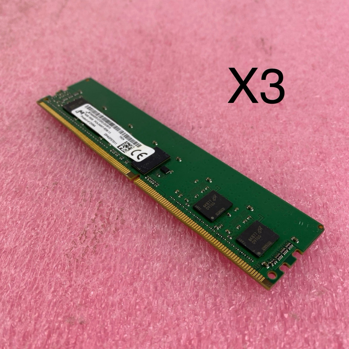 Micron 4GB DDR4 PC4-2400T Desktop Memory Ram MTA9ASF51272PZ-2G1II - Lot of 30