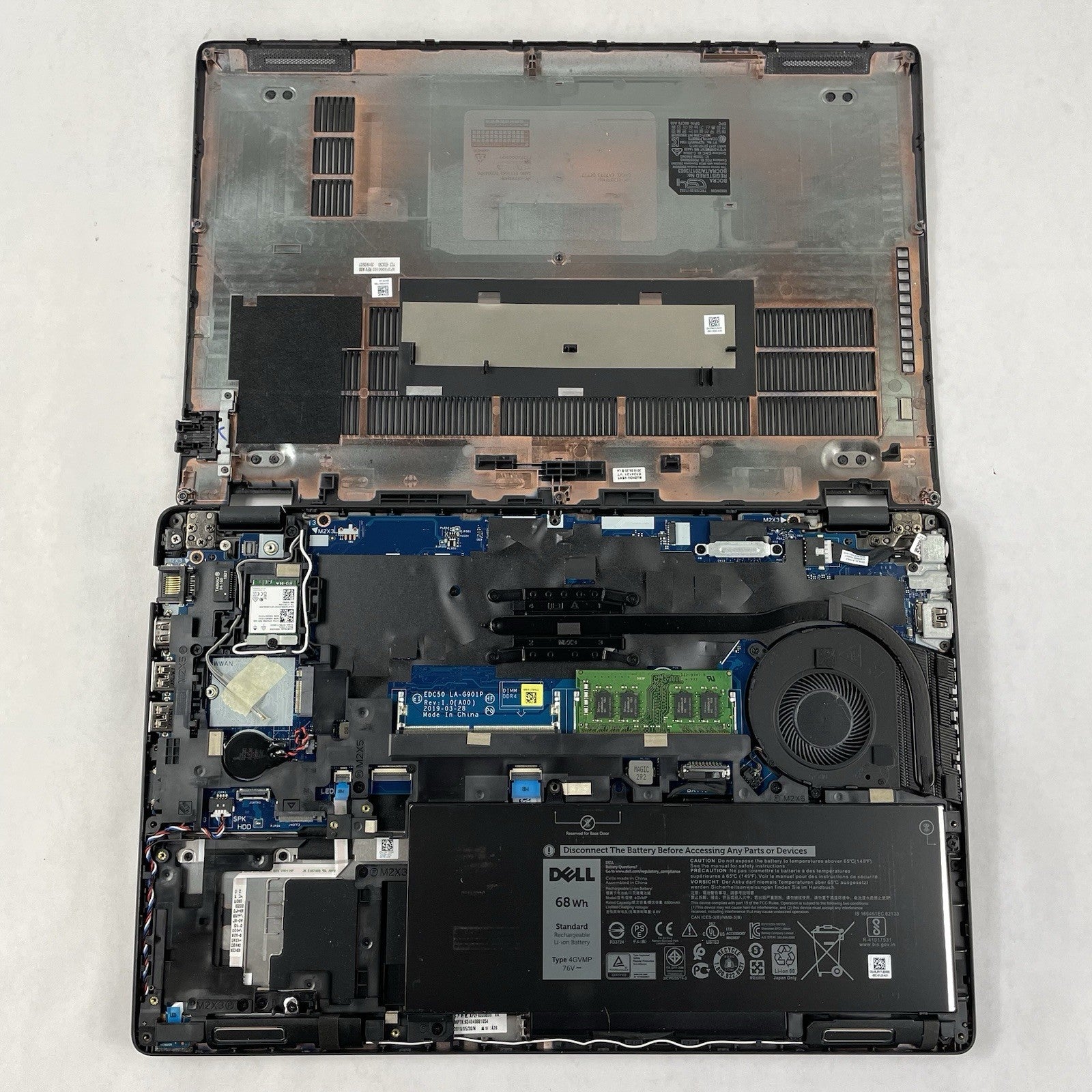 Dell Latitude 5500 15.6" i5-8265U 1.60 GHz 8 GB RAM No SSD/OS/AC18
