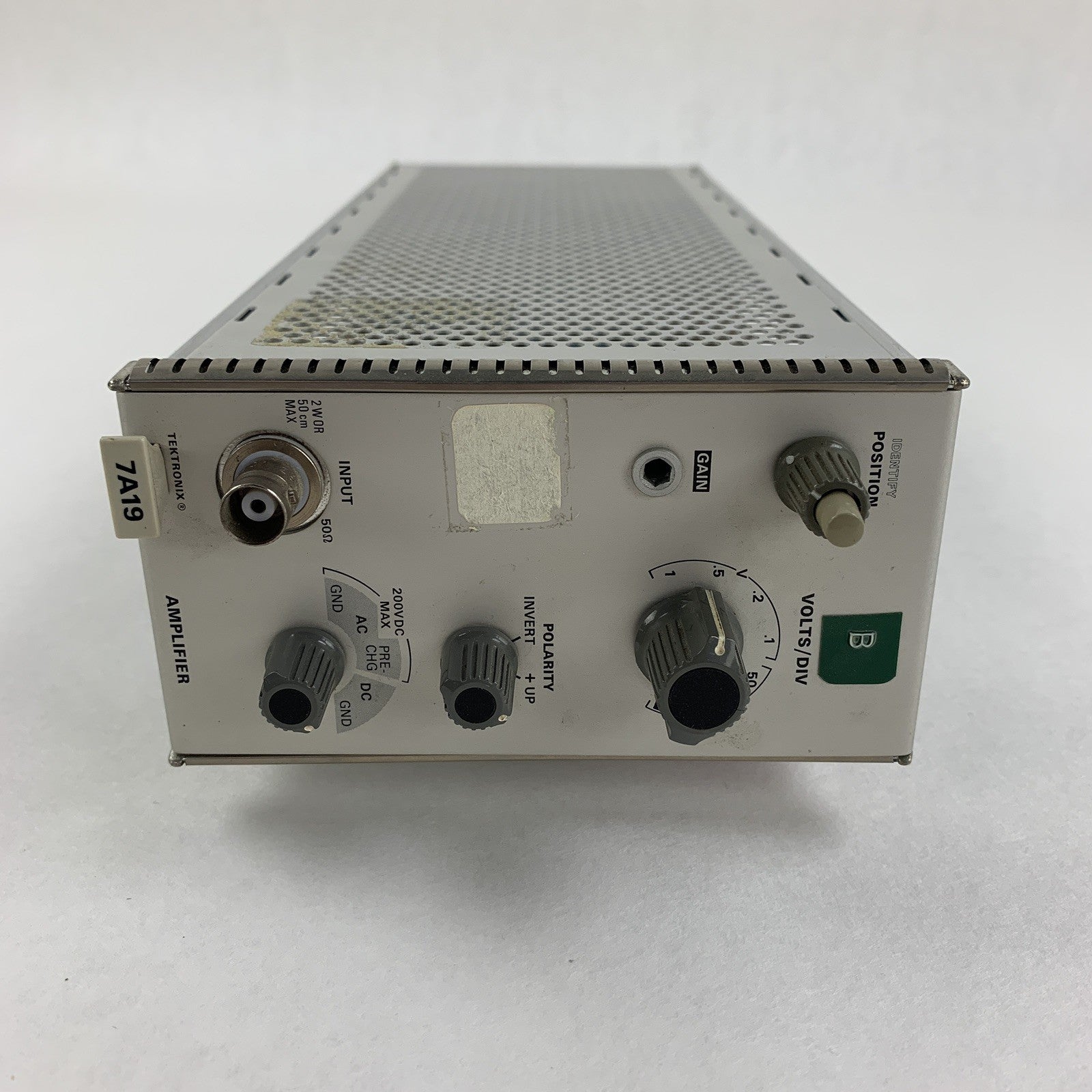Tektronix 7A19 Amplifier Modular Power Tested