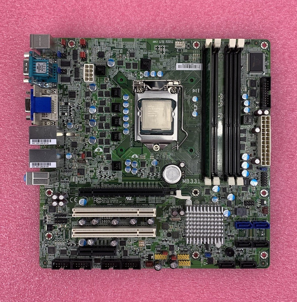 DFI MB331 Motherboard Intel Core i5-3340 3.1GHz 4GB RAM No Shield