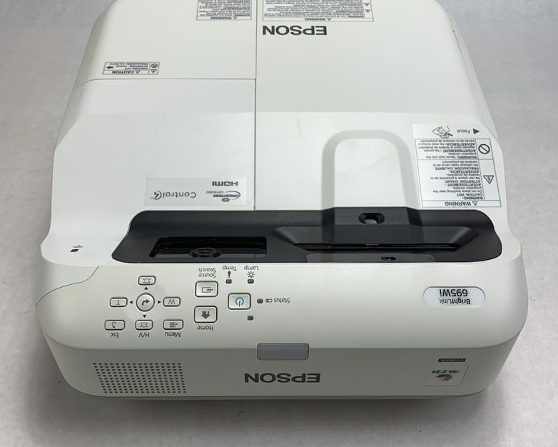 Epson PowerLite 695Wi H740A LCD Lamp Projector 336 Lamp Hours - No Remote