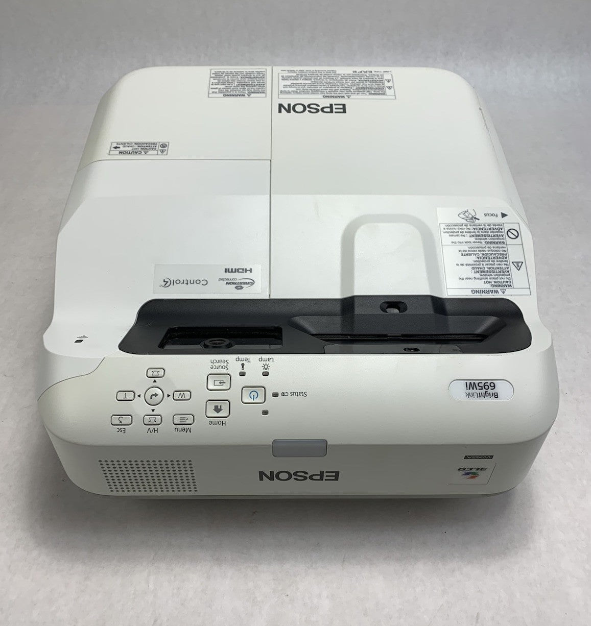 Epson PowerLite 695Wi H740A LCD Lamp Projector 336 Lamp Hours - No Remote3