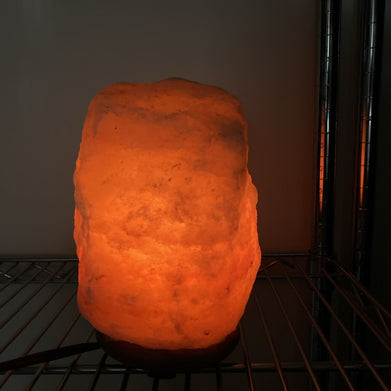 Salt Lamp Himalayan Pink Dimmer Switch 40W 7.3 lbs 8" Height 5.5" Diameter
