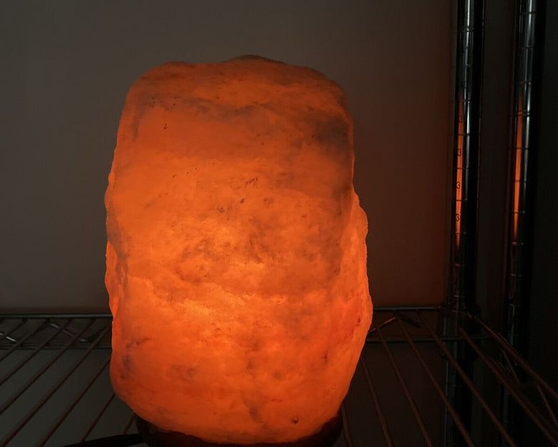 Salt Lamp Himalayan Pink Dimmer Switch 40W 7.3 lbs 8" Height 5.5" Diameter