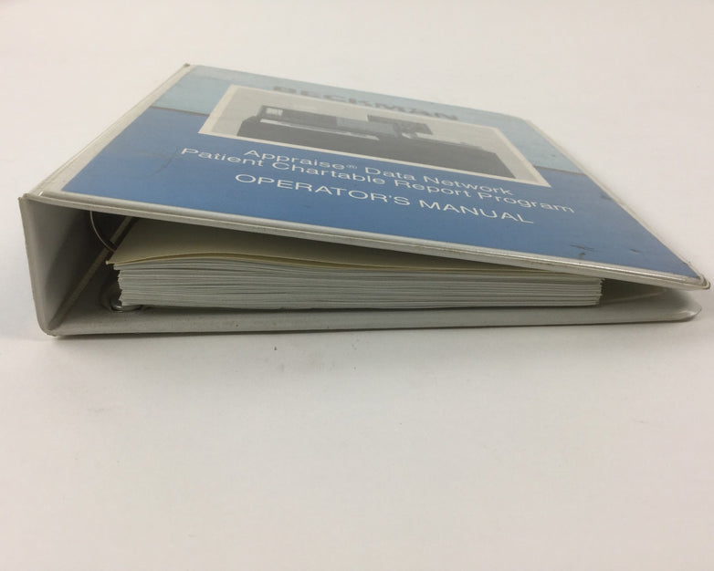Beckman Appraise Data Network Patient Chartable Report Program Manual